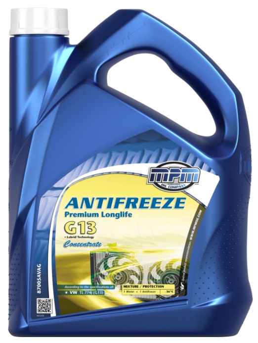 Охолоджувальна рідина MPM G13, концентрат, рожевий, 5 л (MPM 87005AVAG)